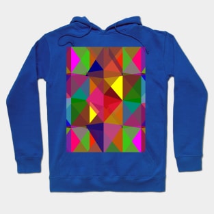 Multicolored triangular geometry Hoodie